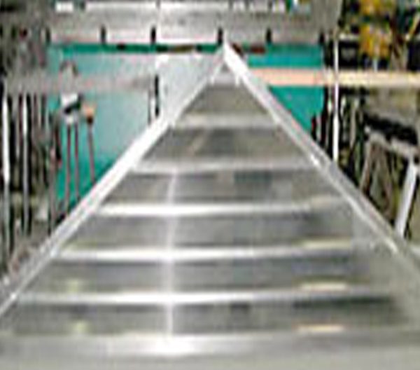 a blurry triangle gable louver